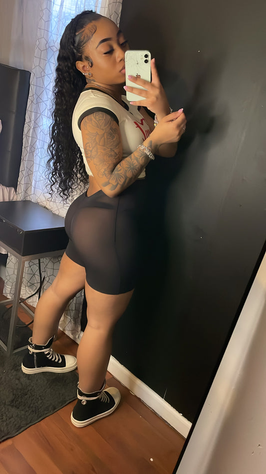 Skims Low Back Mesh Shorts