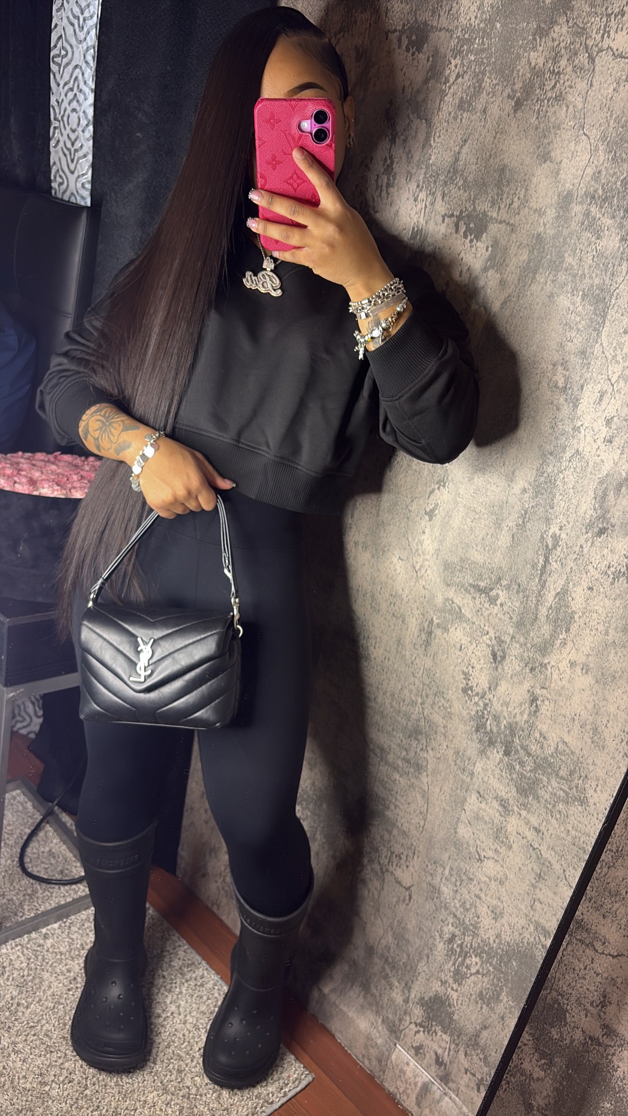 V crewneck 2pc